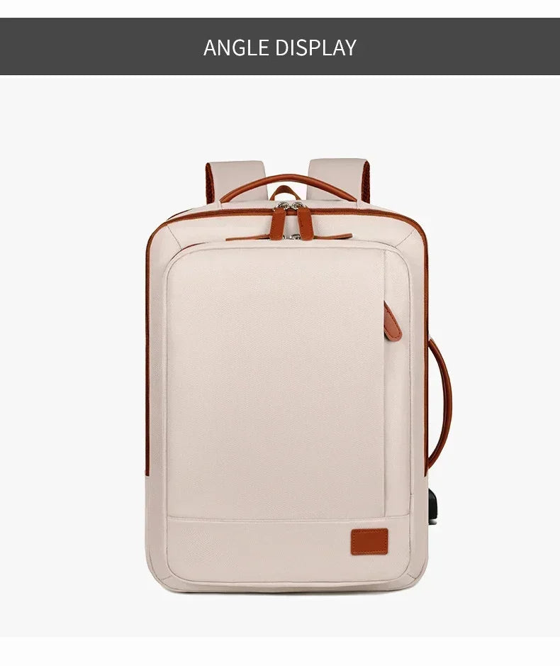 Women Business Backpack Waterproof Laptop Computer Pack Weekender Commuter Bag With USB Port College Student Bags Travel Daypack