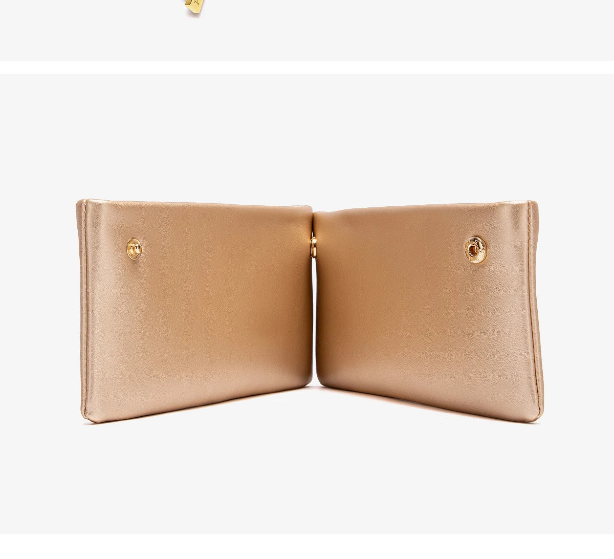 Retro and Versatile Solid-color Fashion New Women's Rectangular Clutch Minimalist Classic Letter-style Cardholder