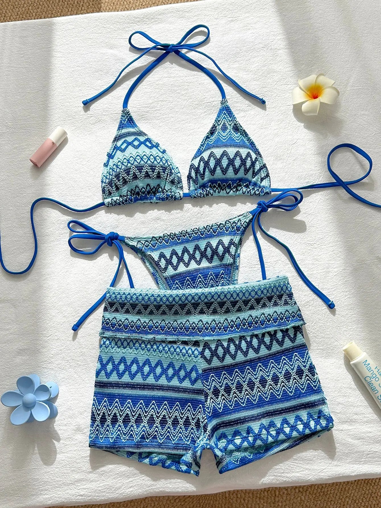 Swimwear Woman Swimsuit Sexy Bikini New Push Up Bikinis Set Brazilian Bathing Suit Women Beachwear Biquini 3 Piece Suits