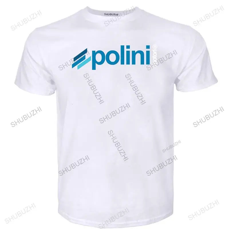 Fashion brand t-shirt mens loose style tees New Black T Shirt Polini Italy Scooter Racer Custom many color tops unisex tee shirt