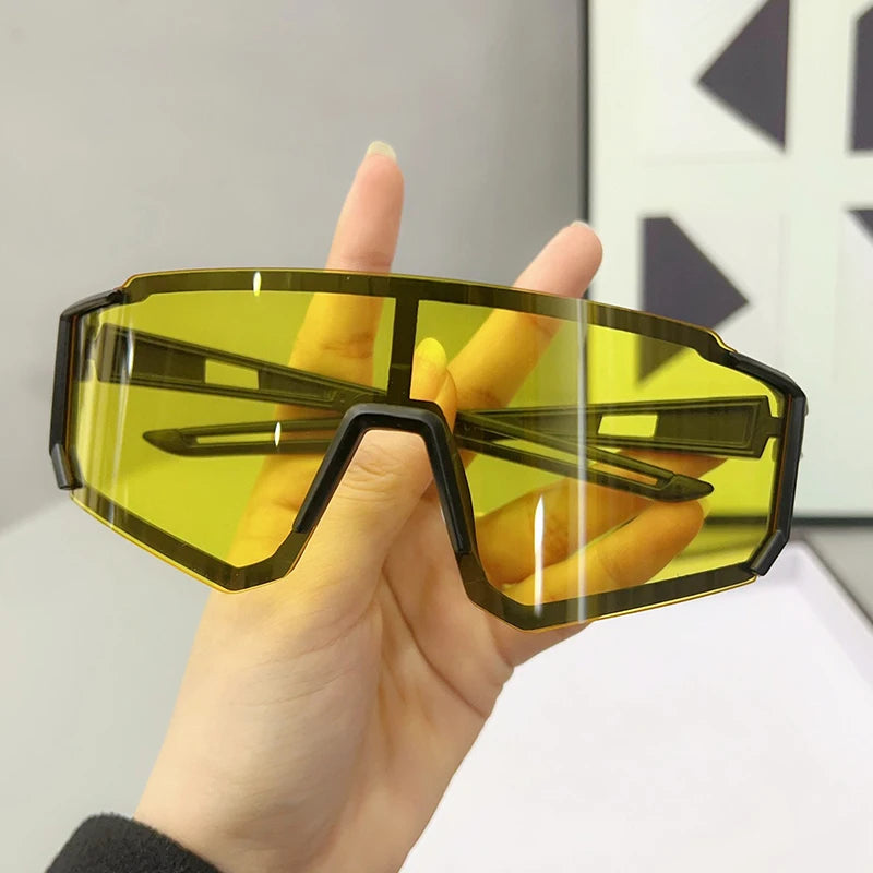 Unisex UV400 Cycling Shades for Men Bike Sunglasses MTB Glasses for Motorcycle Shade Outdoors Goggles BAZAARHUBO