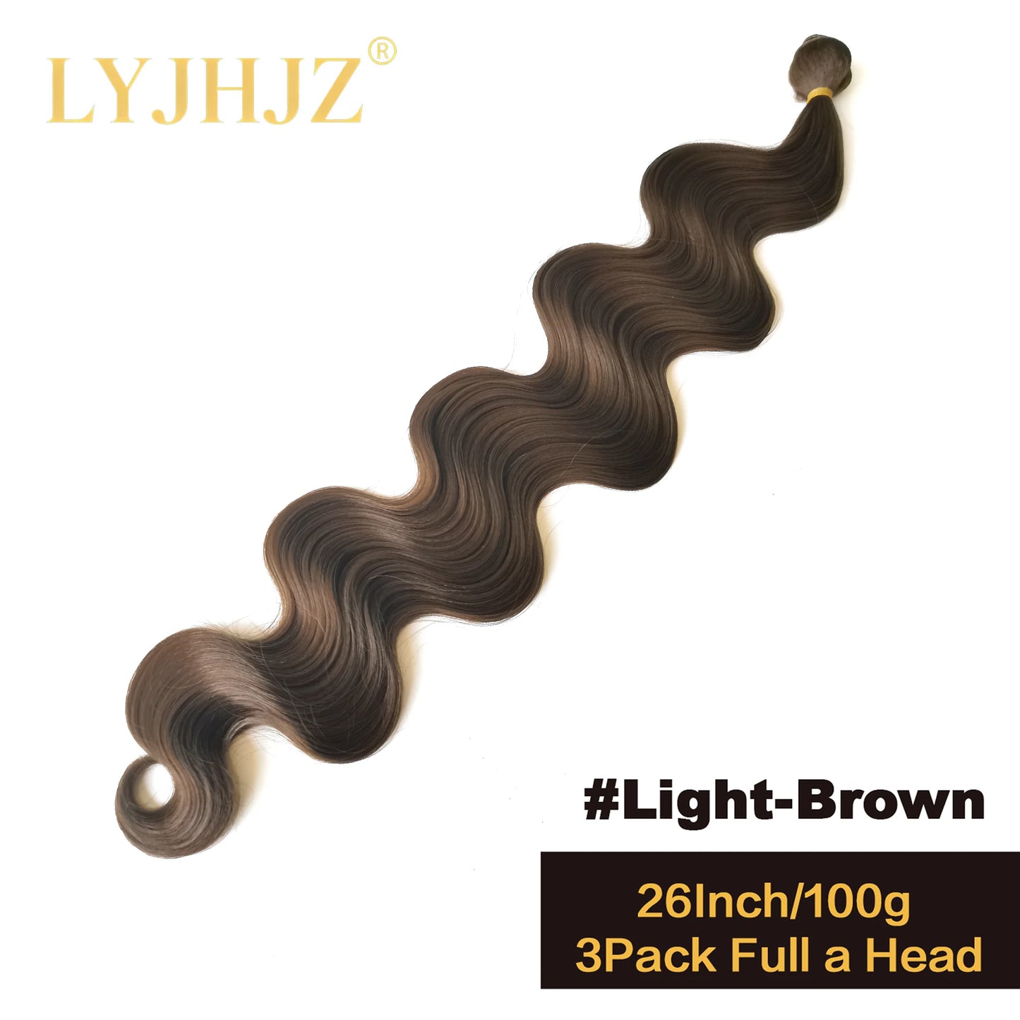 Colorful Body Wave Hair Bundles 613 Piano Blonde Natural Synthetic Hair Extensions Ombre Thick Ponytail Loose Deep Hair Weaving