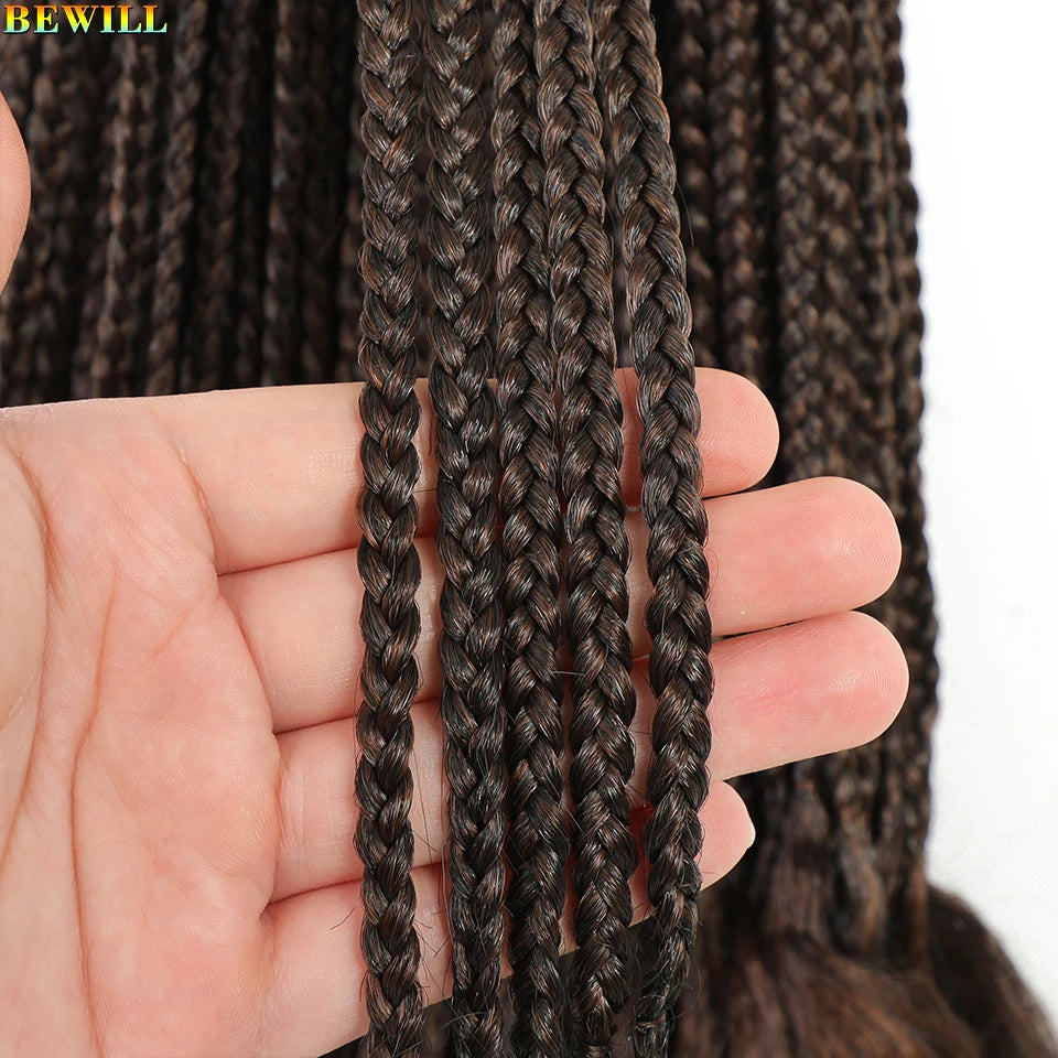14 18 24 Inch French Curl Crochet Braids Boho Goddess French Curl Box Braids Crochet Hair Synthetic French Curly Braiding Hair