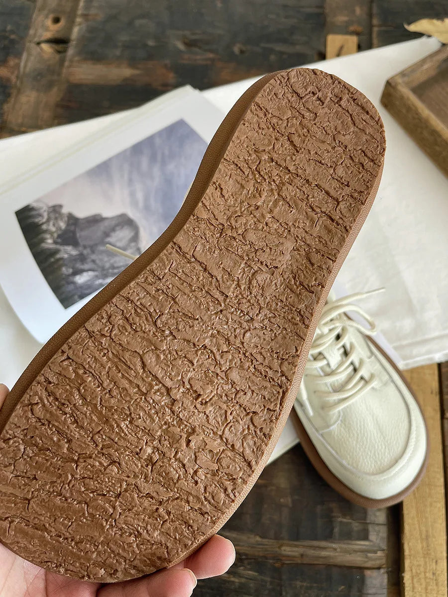 Careaymade-Genuine leather Spring single shoe soft comfortable flat shoes Cow leather low-top flats shoes,vintage women's shoes