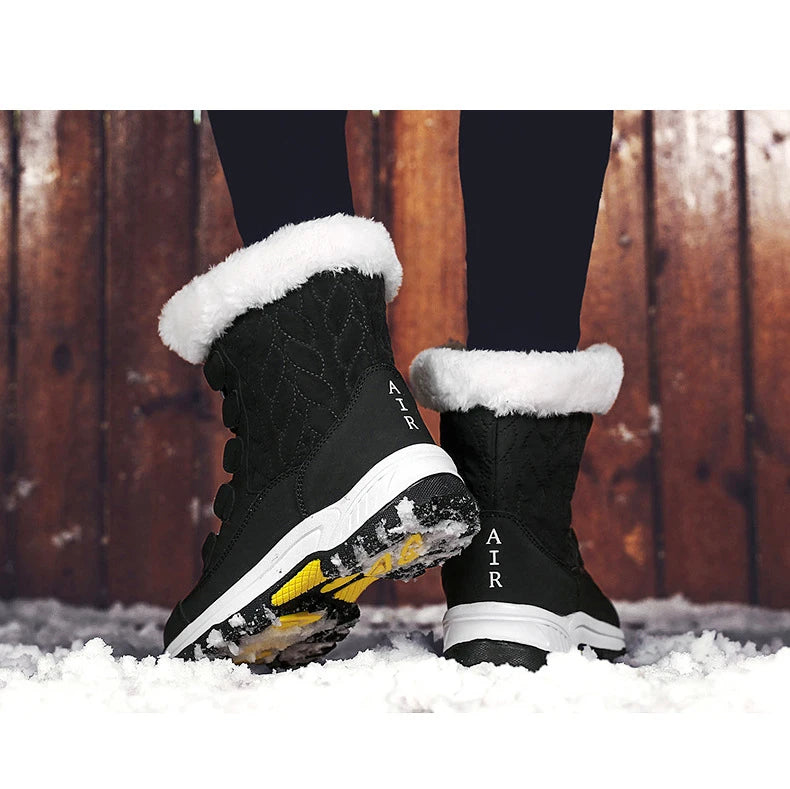 Winter New Women's Boots Plush Warm Women's Snow Boots Outdoor Non-slip Sneakers High Quality Waterproof Women Boots Botas Mujer