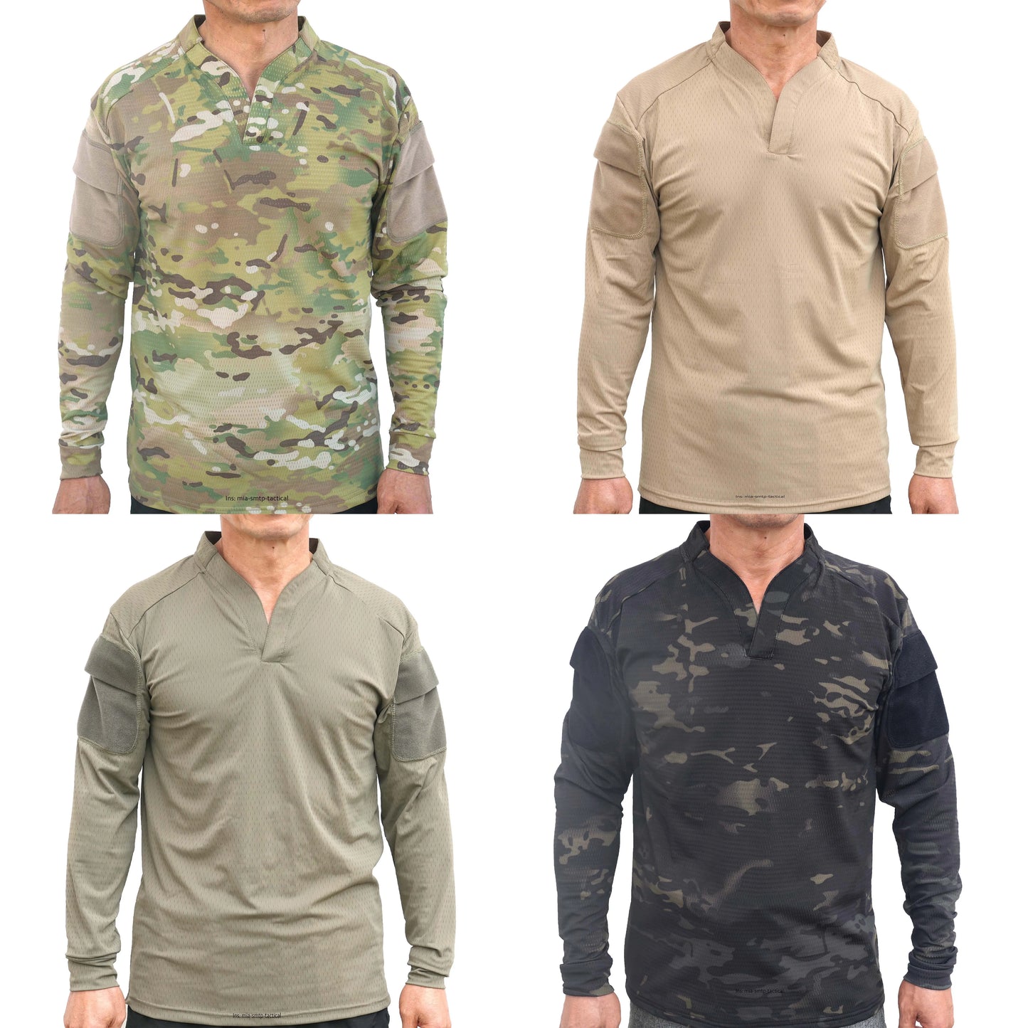 SMTP002 VS Combat Shirt Long Sleeves Men Shirt Breathable Quick Drying