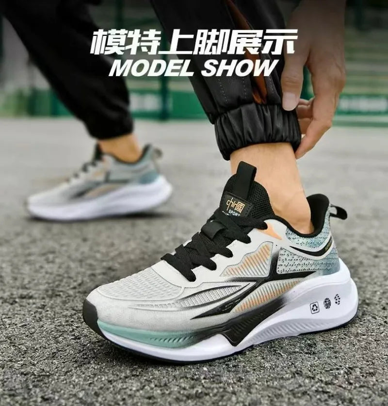 Cheap Summer Men Breathable Sport Shoes Professional No Slip Damping Men Running Sneakers Luxury Tenis Training Shoes Zapatillas