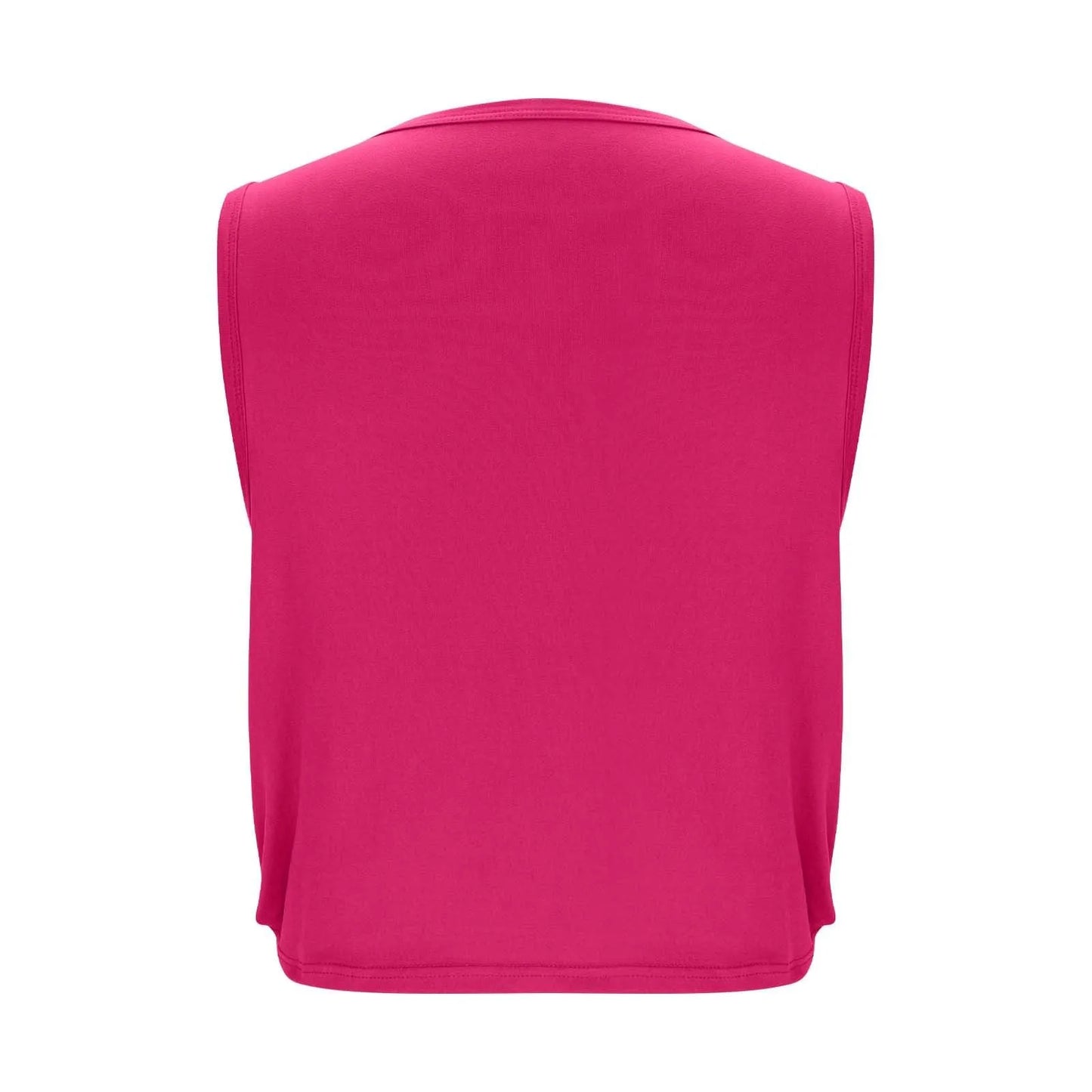 Women Sleeveless Yoga Top Breathable Gym Vest Tank Crop Top Running Tee