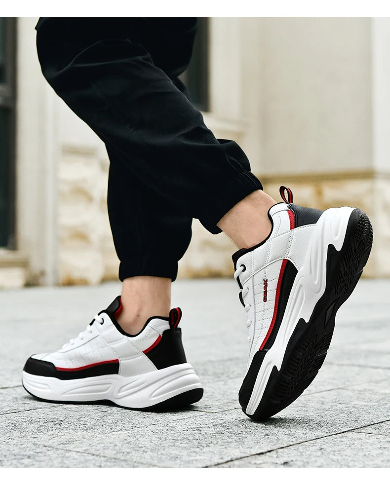 Men's new sports shoes four season casual fashion versatile wear-resistant comfortable thick soled sports shoes running sneakers