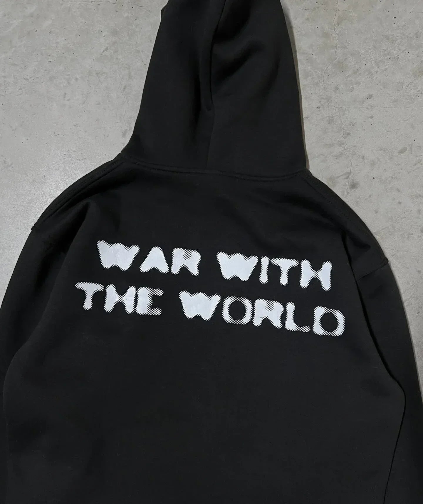 Women's large hooded sweatshirt retro long sleeved streetwear with portrait print Y2K Gothic Harajuku sweater from the 2000s