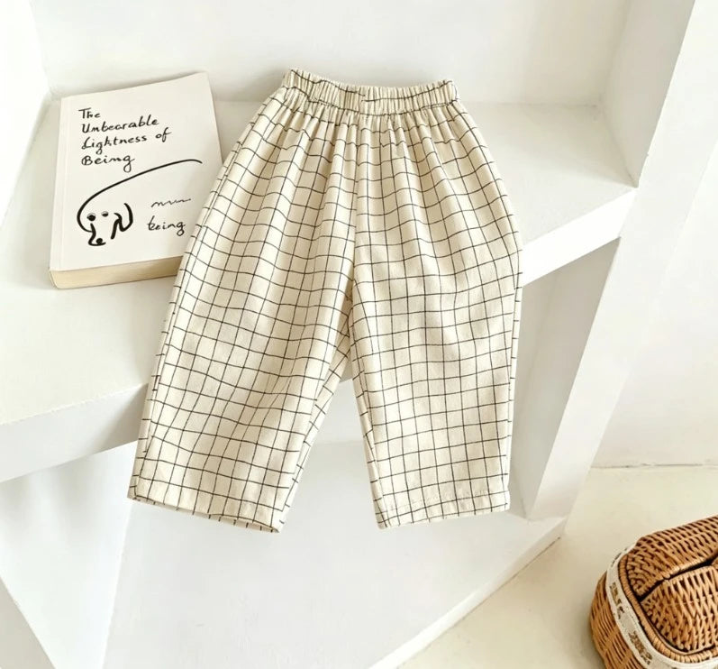 Fashion Kids Printed Pants Breathable Fabric Unisex Casual Bottoms For Playtime Baby Popular Thin Trousers Infant Summer Pants