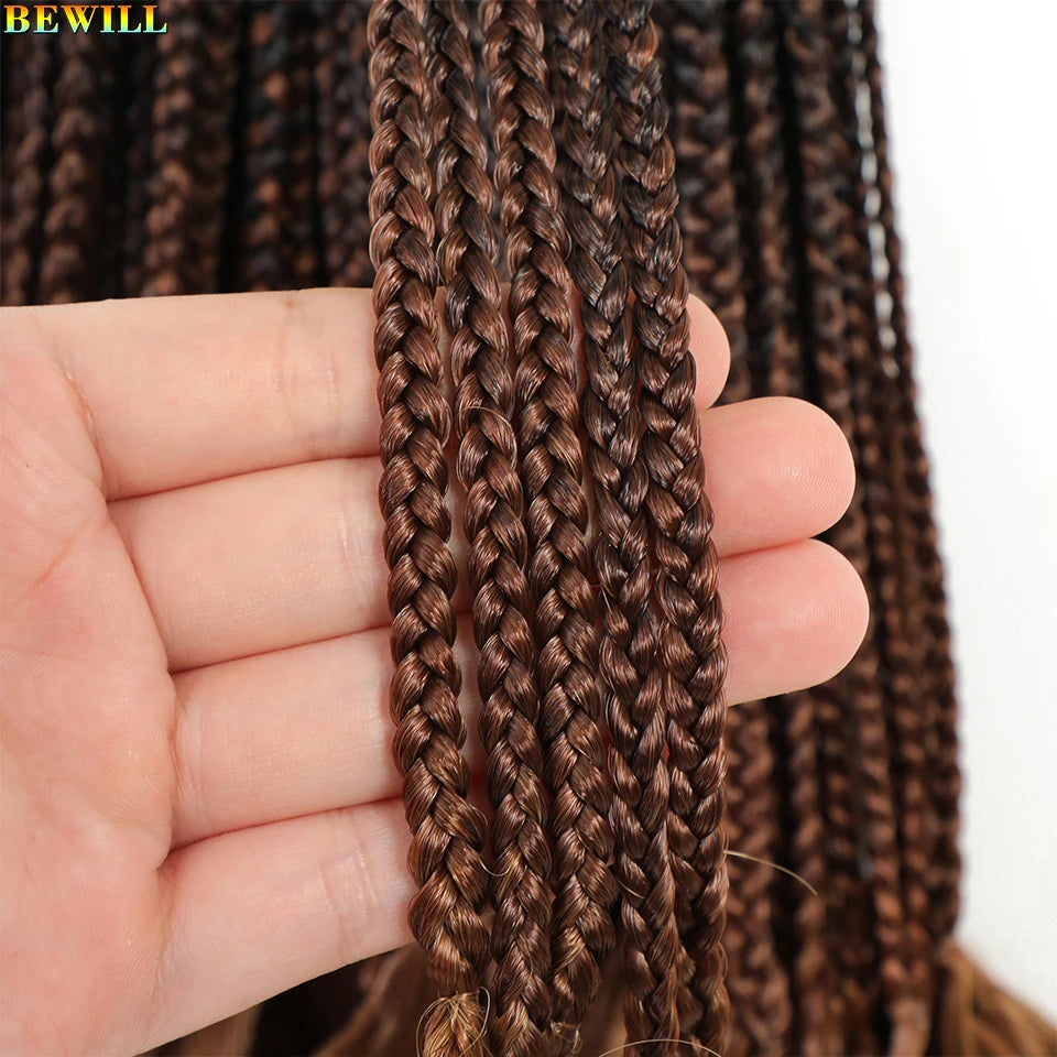 14 18 24 Inch French Curl Crochet Braids Boho Goddess French Curl Box Braids Crochet Hair Synthetic French Curly Braiding Hair