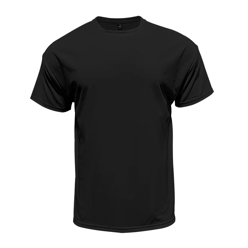 New Summer Style Fashion T-shirt and Utility Shorts Solid Color Set, a Casual and Sporty Men's Suit