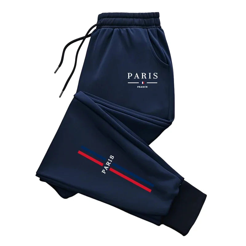 Sports Casual Trousers Fashion Print 2026 Spring Simple Men's Sweatpants Hot Sales Versatile Gym Comfort Soft Drawstring Jogging