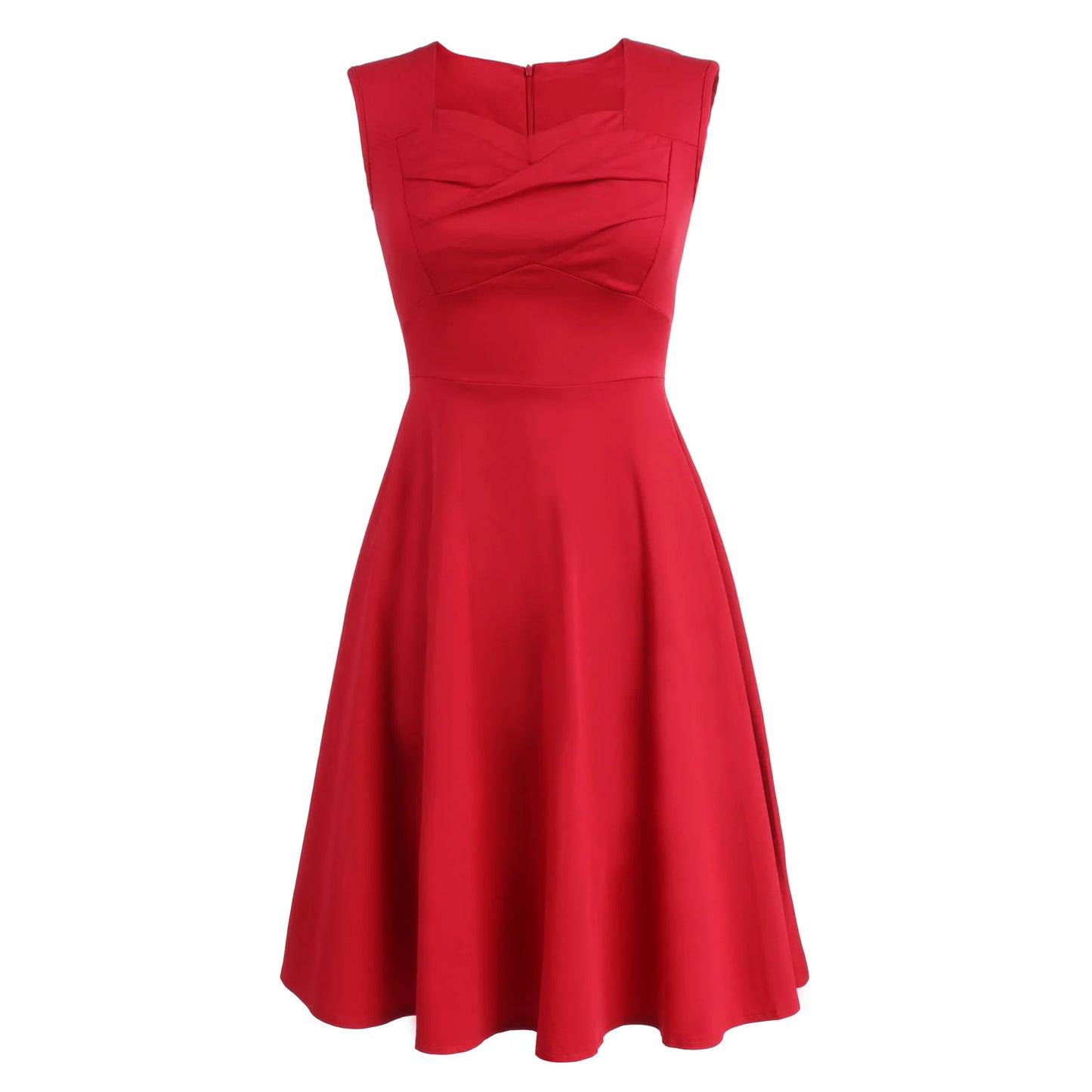 Vintage Dress New Women Sleeveless Large Swing Sexy Party Dress S-3XL