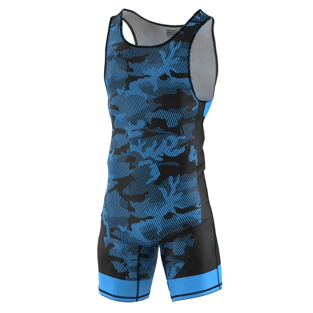 2025 Mens Wrestling Singlet Uniform Advanced Singlets Clothing Train Wrestling Gear Running Speedsuit Sportwear Boxing Tights