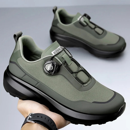 New Handmade Leather Casual Men Shoes Design Sneakers Man Breathable Leather Shoes Men Outdoor Sneakers