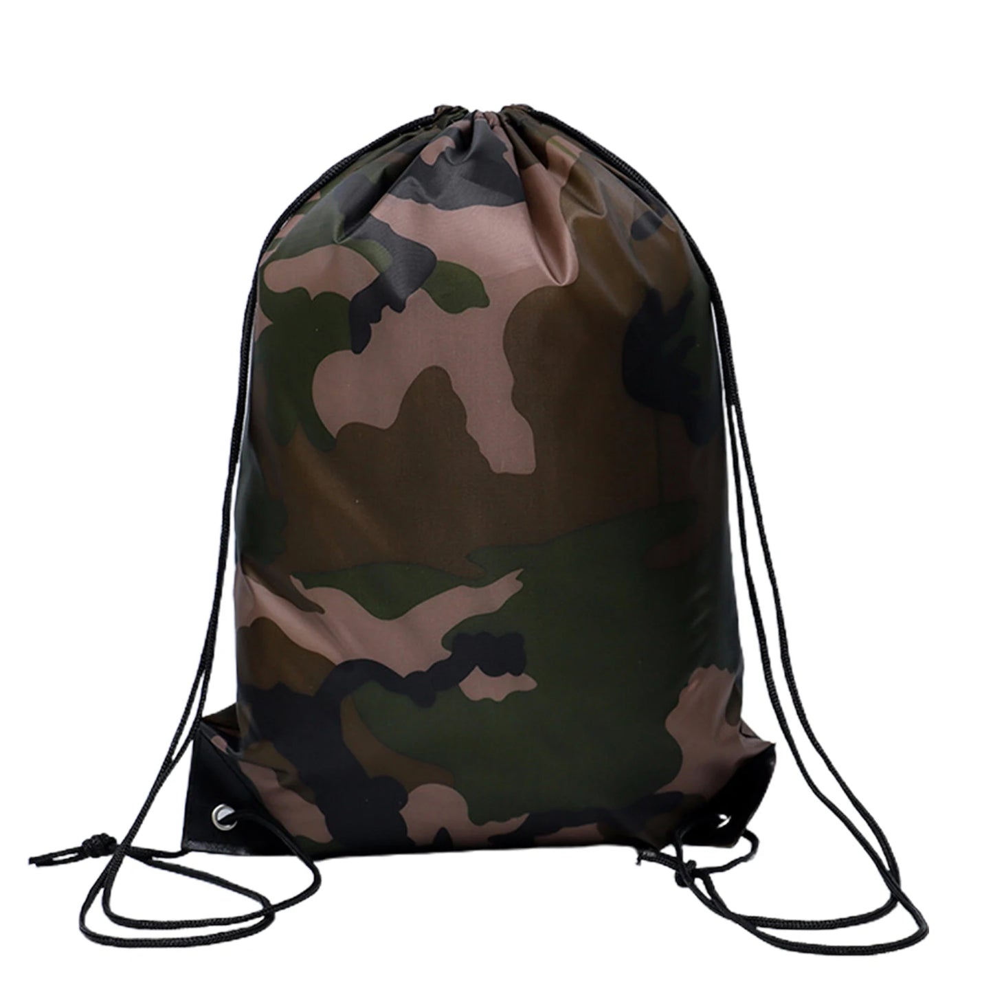 Sports Bag Folding Multifunctional Double-shoulder Braided Drawstring Backpack Bag