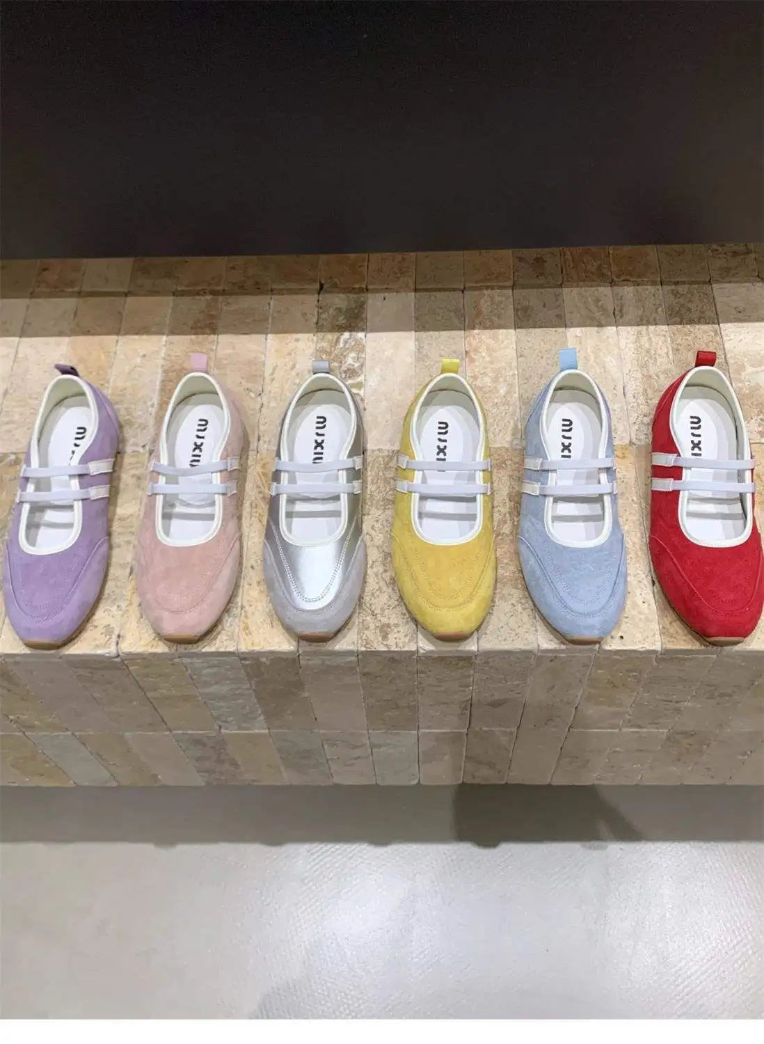 Flat Bottomed Retro Ballet Shoes for Women 2026 New Sports and Casual Shallow Mouth Vulcanized Shoes