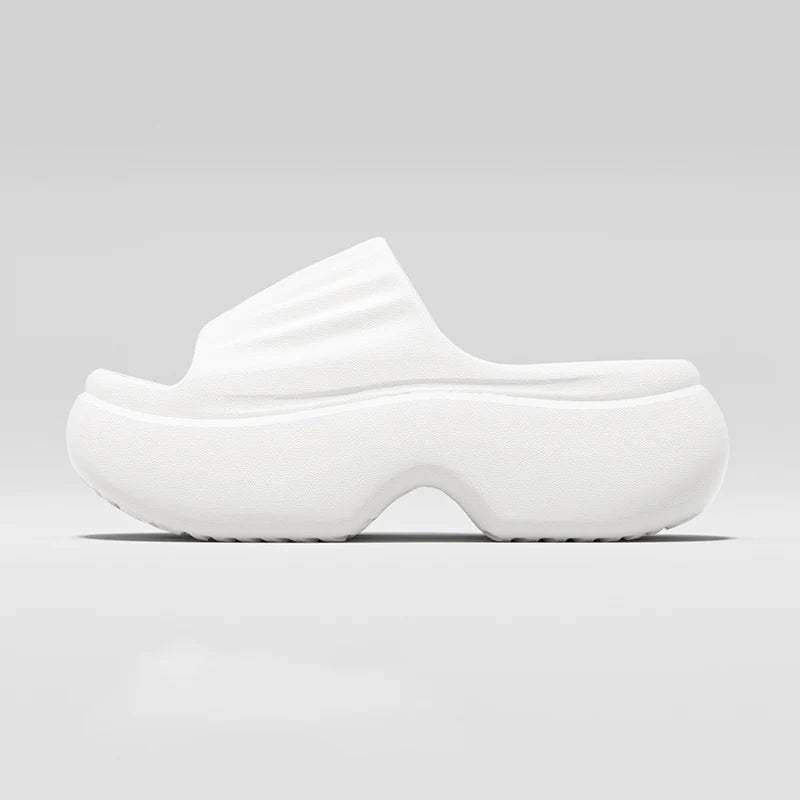 Thick Sole EVA Slippers for Women Fashion Home Platform Slippers for Summer Outwear Non Slip Elevated Sandals for Women