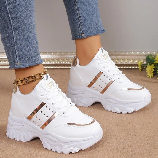 Women Sneakers 2025 New Spring Inner Increase Shoes for Woman Comfortable Casual Platform Tennis Sneakers Women Zapatos De Mujer