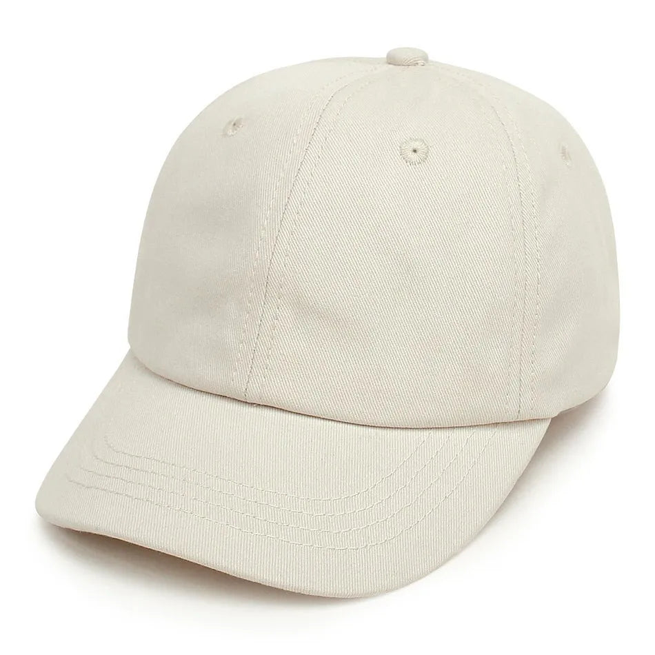 Kids Baseball Cap Low Profile Sun Hat for Boys and Girls Soft Cotton Pink Black White Gray for Baby Children