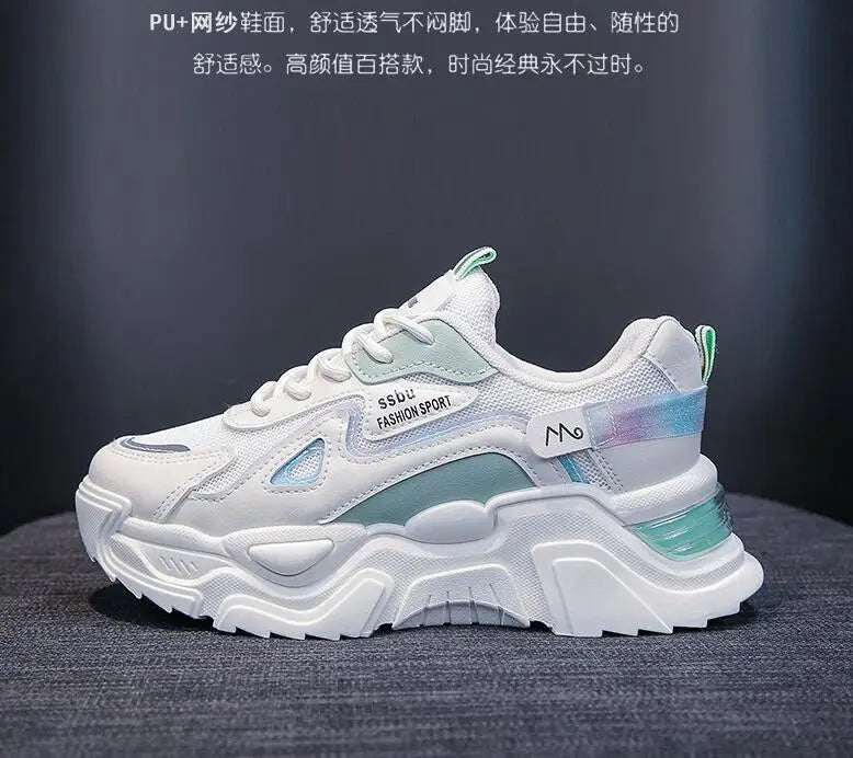 Spring/Autumn Women Running Shoes Breathable Casual Shoes Outdoor Light Weight Sports Shoes Casual Walking Sneakers