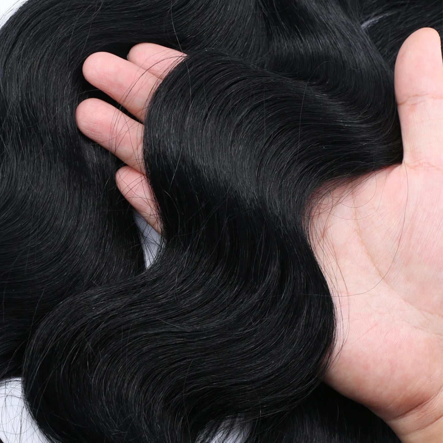Colorful Body Wave Hair Bundles 613 Piano Blonde Natural Synthetic Hair Extensions Ombre Thick Ponytail Loose Deep Hair Weaving