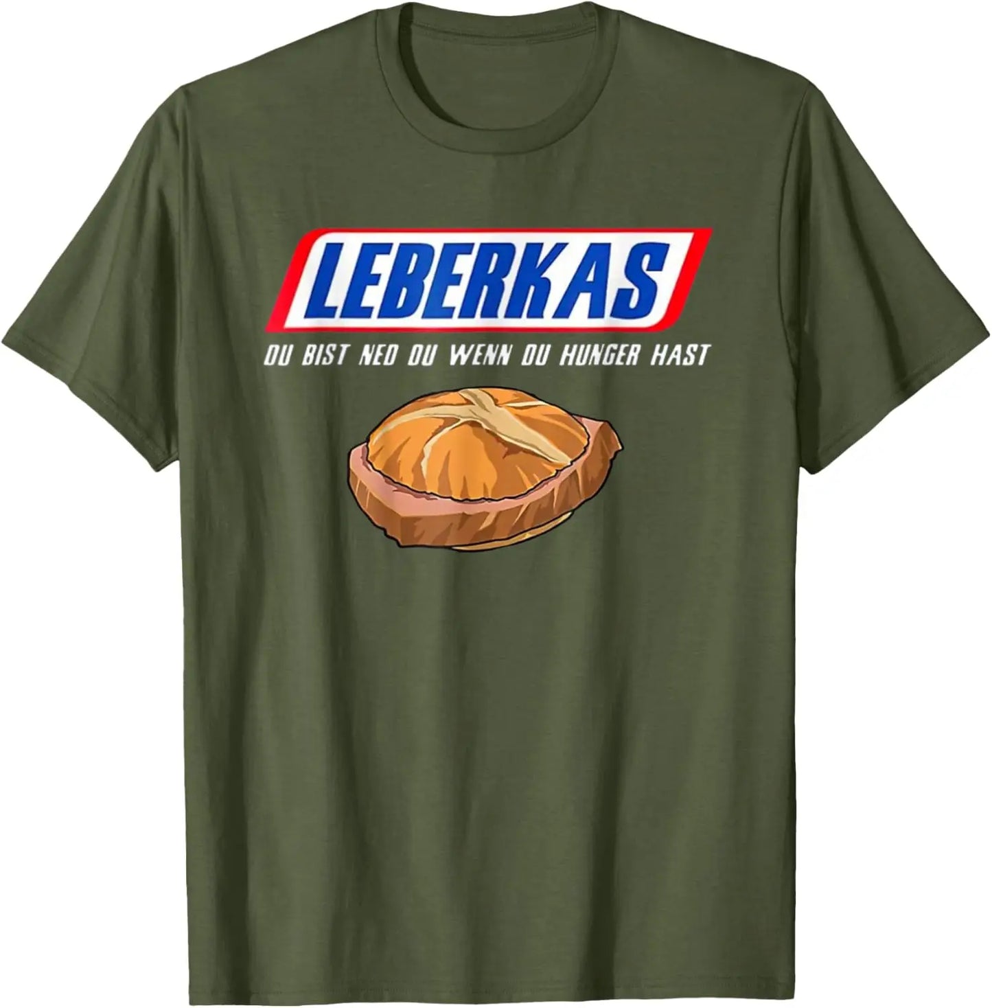 ‌Leberkas Du Bist Ned Du Wenn Du Hunger Hast Funny T Shirt Men Women Cotton Round Neck Breathable Casual Vintage New Arrival