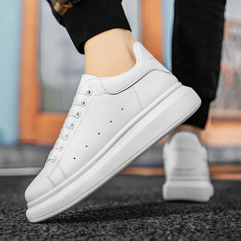 Fashion Platform Men Sport Shoes Casual Sneakers Autumn Outdoor Breathable Lightweight White Running Shoes Women Tennis Shoes