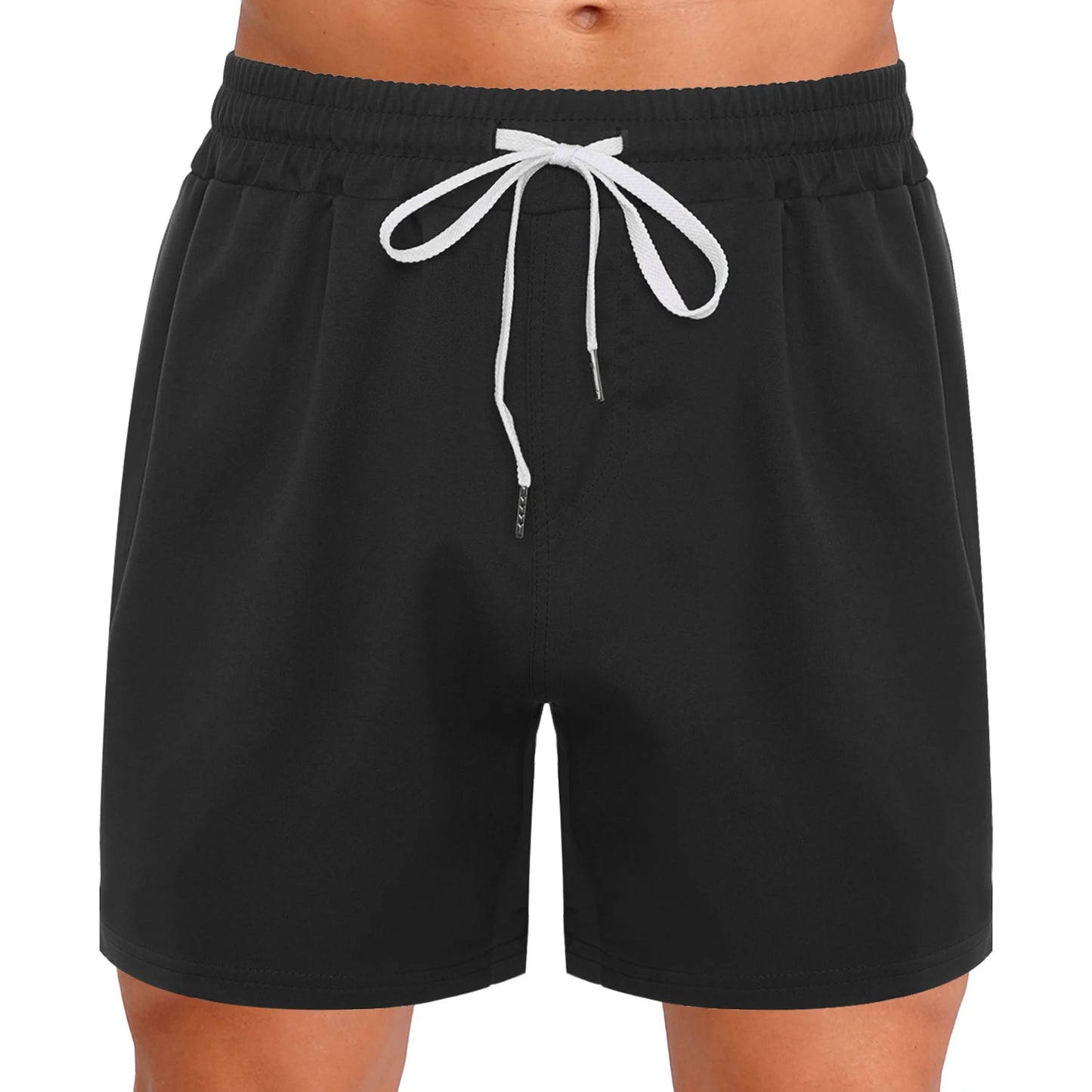 Mens Athletic Sports Shorts with Pocket Sides Invisible Zipper Quick-Drying Beach Shorts Workout Basketball Cycling Gym Fitness