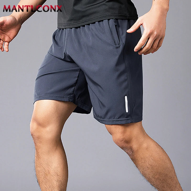 Thin Breathable Elastic Sports Shorts Casual Men's Running Shorts Quick-drying Fitness Black Shorts Men Beach Short Pants Male