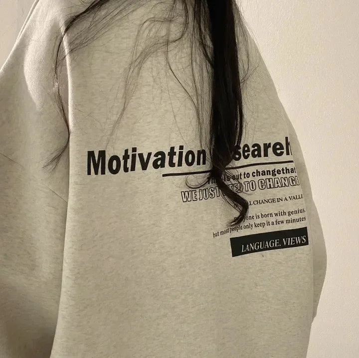 Women Sweatshirts Oversized Spring Hoodie Long Sleeve Casual Letter Print Loose Pullovers Harajuku Sweatshirt Female