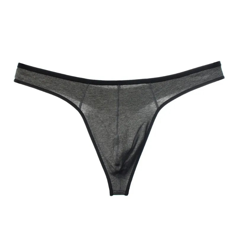2024 Men Thong G String Low Rise Sexy Bugle Pouch Underwear Sports Fitness Male Tanga Comfortable Cotton Jockstrap Men M-3XL