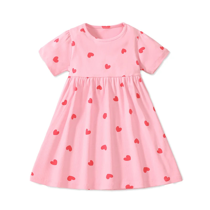 Little maven Baby Girls Casual Clothes Little  Girls 2026 New Summer Dress Kids Elegant Party Dress Children's Clothing
