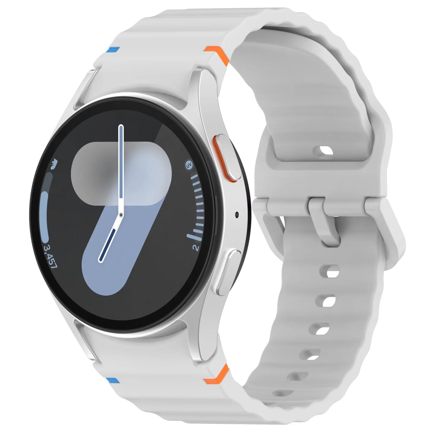 Silicone Strap for Samsung Galaxy Watch 7 6 5 4 44mm 40mm Original No Gaps Sports Band Accessories for 6/4 Classic 47mm 46mm43mm