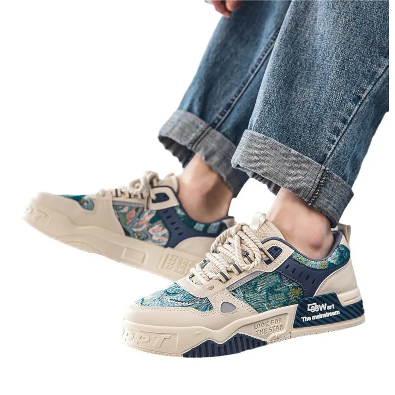 Men's Sneakers Spring Autumn 2024 Outdoor Sport Shoes For Men Fashion Vulcanized Shoe Tenis Para Hombre Men's Flats Shoes Luxury
