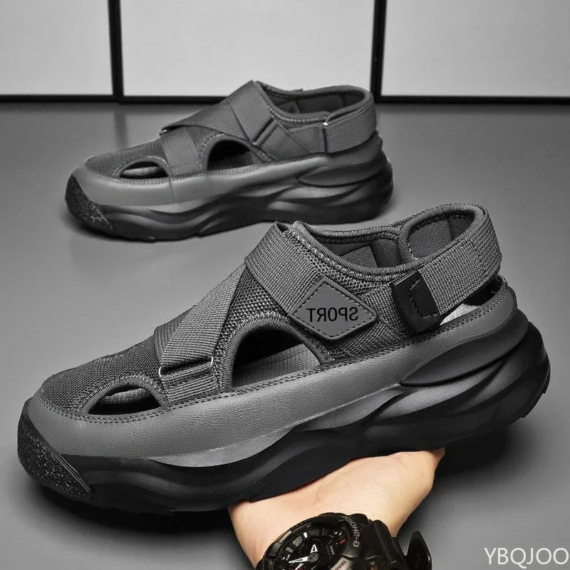 Men's summer outdoor sports anti slip wear-resistant sandals comfortable anti slip thick sole lightweight outdoor hiking shoes