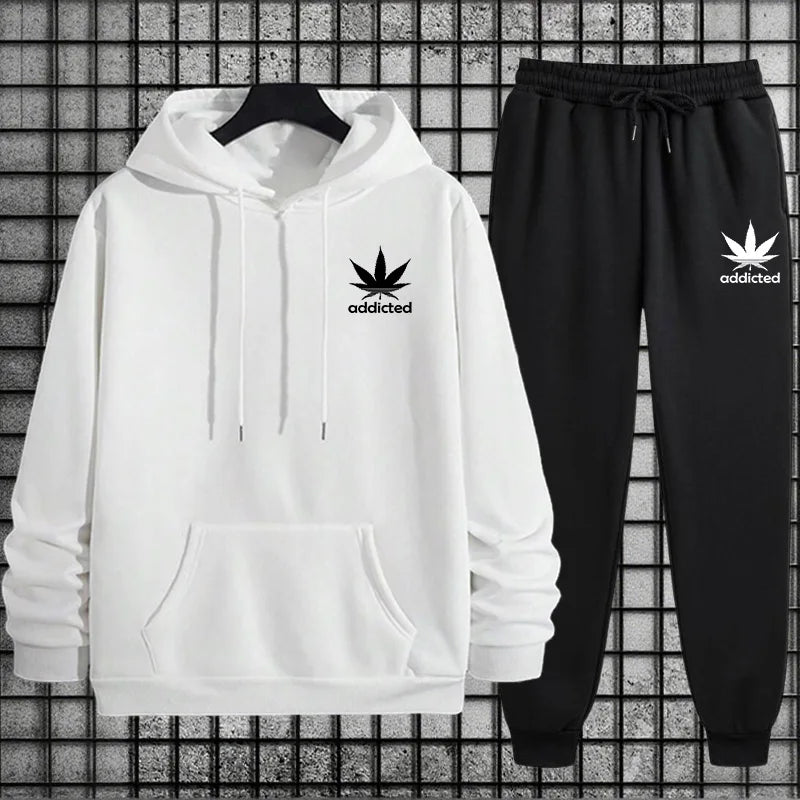 Tracksuit for Men Hoodie + Sweatpants Urban Casual Fashion Sportswear Fall/winter Home Outdoor Comfort Warm Outfit Men's Clothes