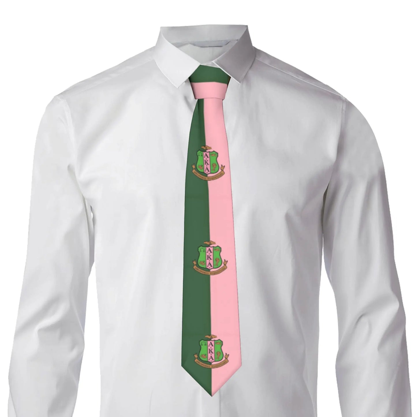 Fashion AKA The First Historically African Sorority  Neck Tie for Wedding Customized Men  Neckties
