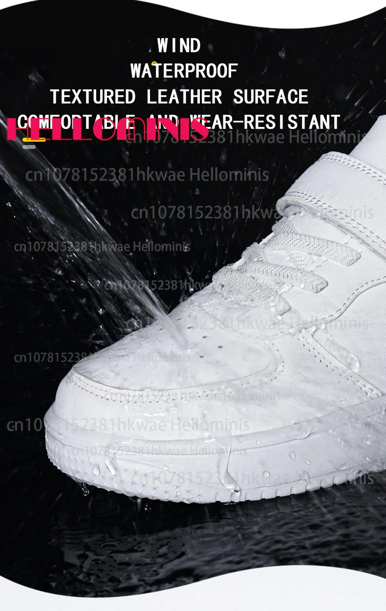 Youth Poppy Playtimes Lily Lovebraids Interesting Printing Shoes Girls Solid Color Sole Lace Up White Fashion Children Sneakers
