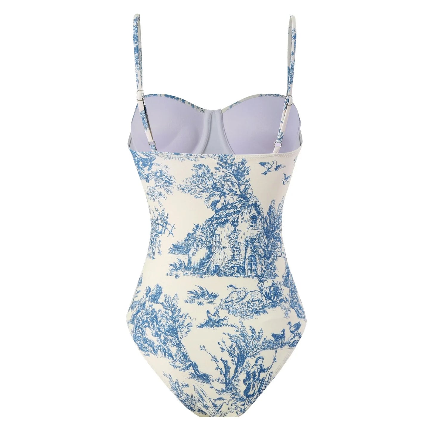 Women Swimwear Swimsuit Two-piece set Summer Print Bodysuit Bikini Set Beach Style Wear Maxi Dress Skirt One-piece swimsuit