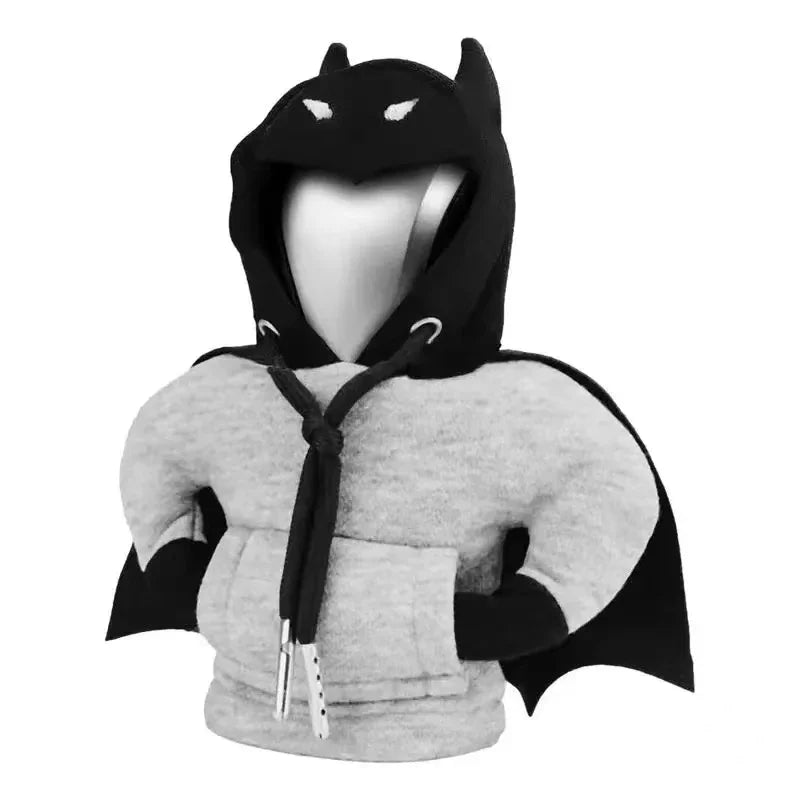 2024 Bat Shift Lever Collars Hoodie Car Gearshift Lever Cover Change Lever Sweatshirt Gearshift Cover Hoodie Gear Knob Sweater