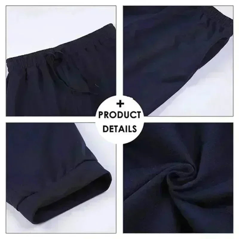 Mens Casual Pants Autumn Winter Sweatpants Men Running Jogger Sports Gym Trousers Fashion Solid Color Workout Long Pant