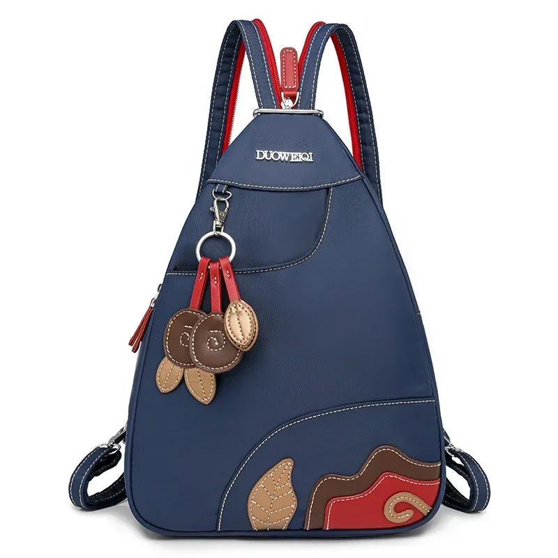 Casual Solid Nylon Designer Style Backpacks for Women 2026 High Quality Simple Versatile Commute Hot Trendy Sweet School Bags