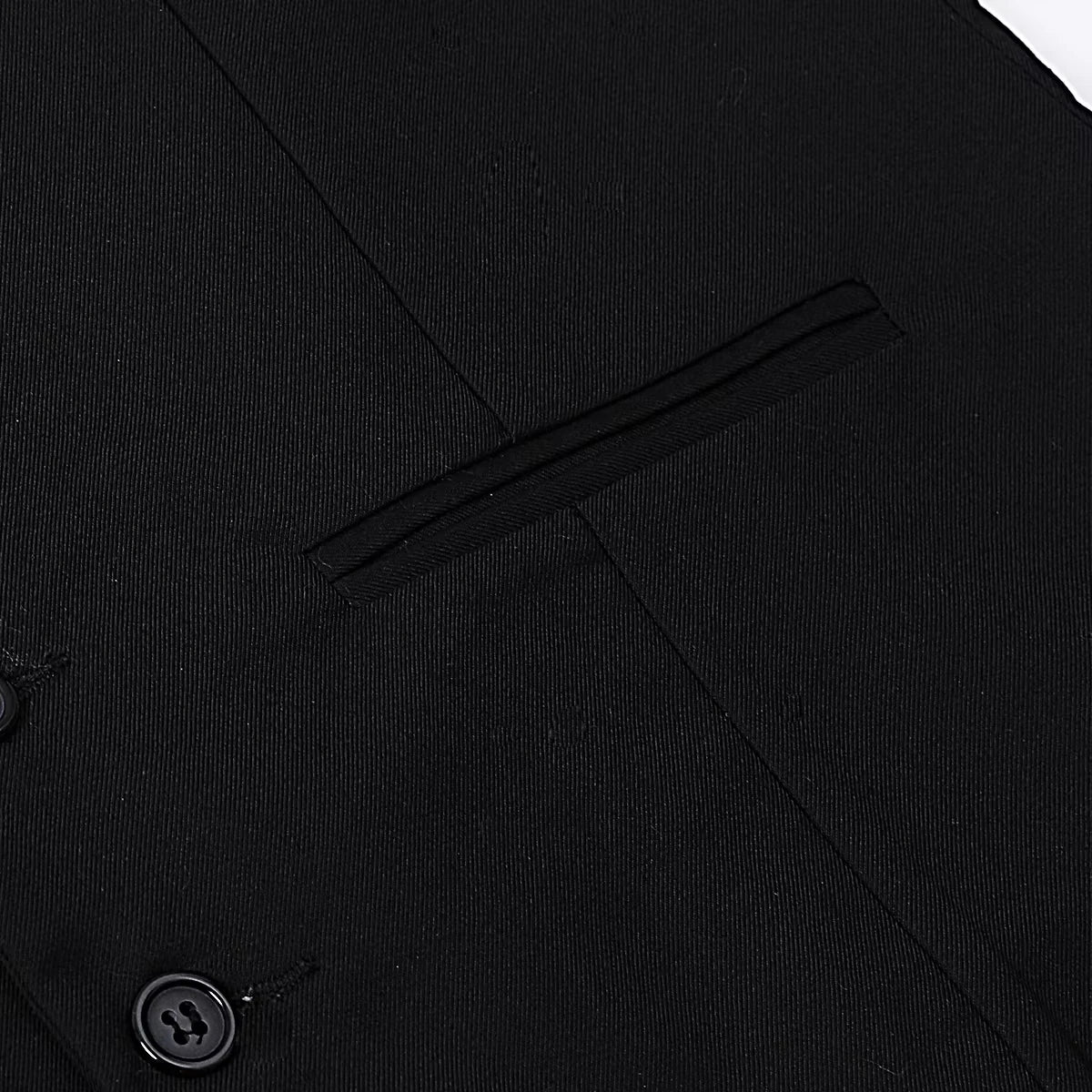 Mens Suit Vest Male Business Formal Wedding Office Birthday Party Outfit Set  Easter Church Jacket Black Waistcoat