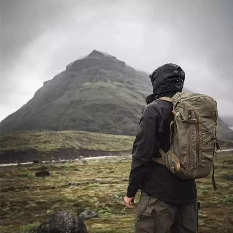 PRG men's jacket, hard shell tactical submachine jacket, windproof, waterproof, breathable, three-dimensional cutting