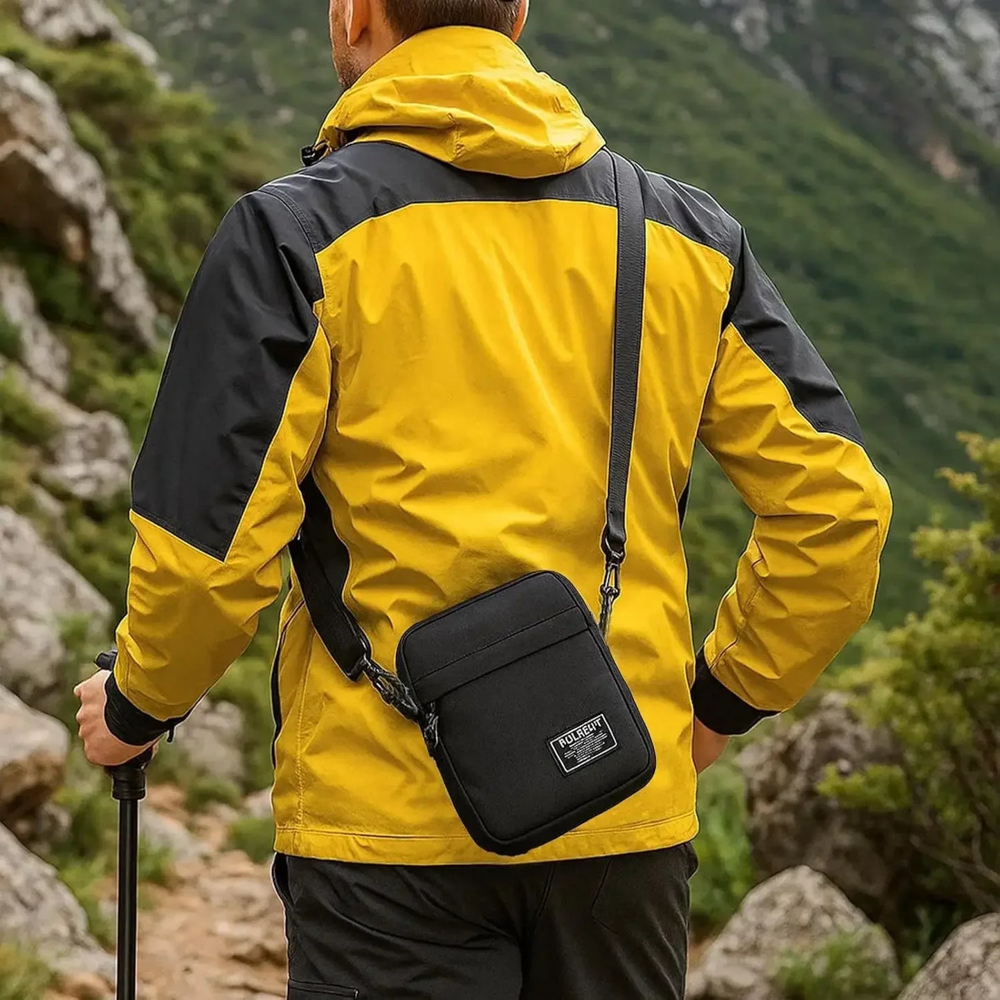 Crossbody Bags for Men Women Travel Shoulder Bag Phone Wallet Purse Small Casual Messenger Handbag for Work Hiking Traveling