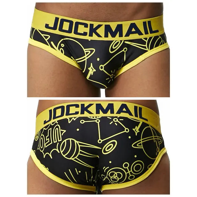 Animal Cartoon Print Men Underwear Nylon Ice Silk Sexy Men Briefs Breathable Slip Cueca Gay Male Panties Underpants Briefs