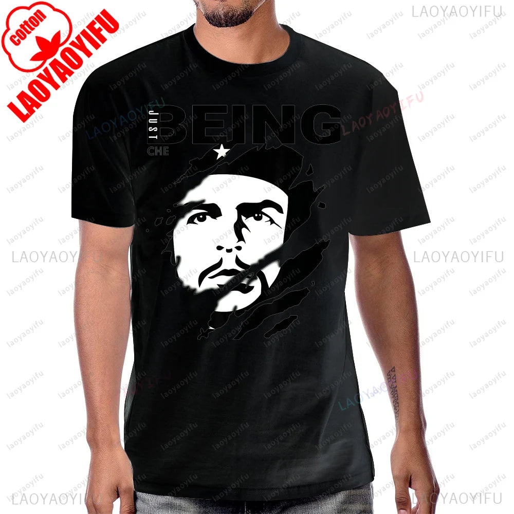 Red Star Soviet Che Guevara Revolution CCCP USSR RETRO Graphic T Shirts Woman Man Vintage Style T-shirt High Quality Cotton Tops